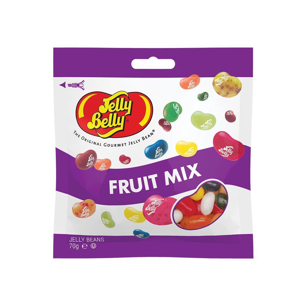 Драже жевательное "Jelly Belly" фруктовое ассорти 70г пакет