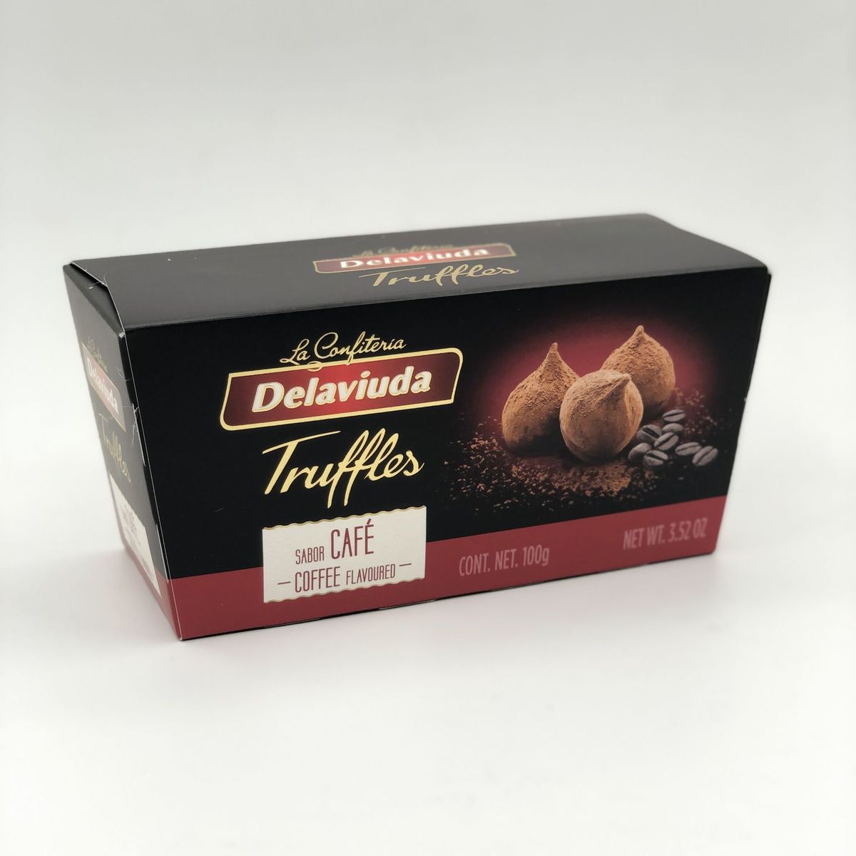 Трюфели Delaviuda с какао со вкусом кофе 100г