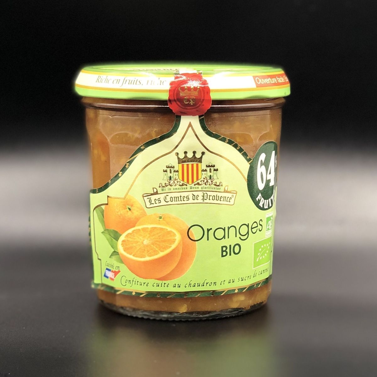 Джем Les Comtes de Provence из апельсина Organic 350гр, 64% фруктов