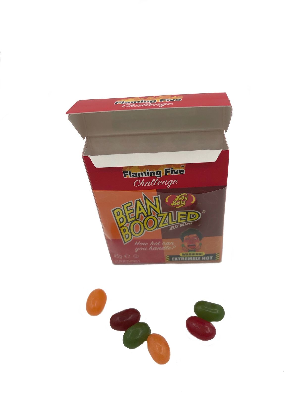 Драже жевательное "Jelly Belly" ассорти Bean Boozled Flaming Five коробка 45г⁣