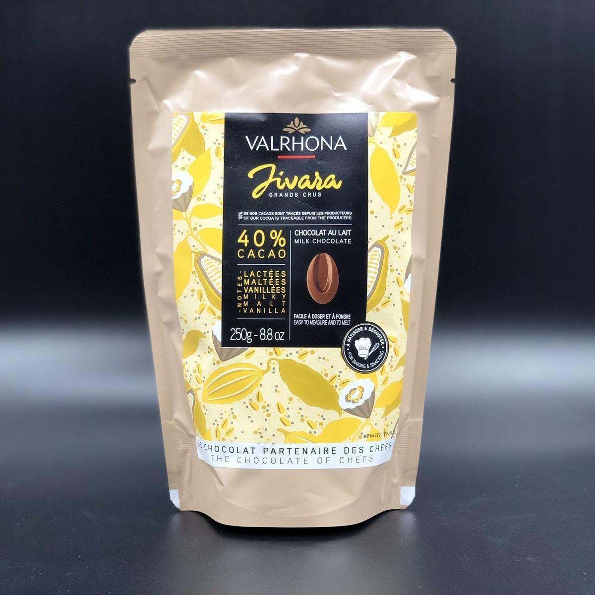 Шоколад Valrhona "Живара" 40% 250г