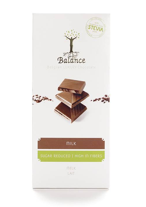 Шоколад молочный без сахара Balance 85 гр.