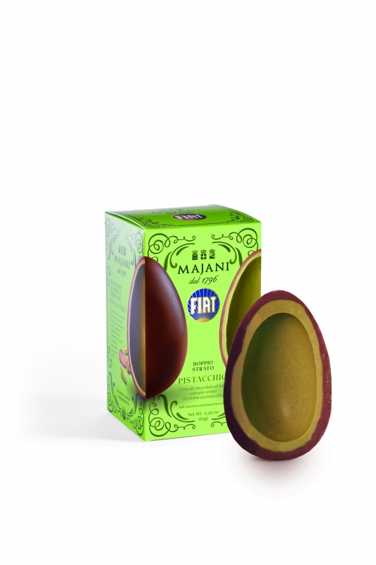 Конфеты шоколадные FIAT -Яйцо из фисташек с молочным шоколадом 