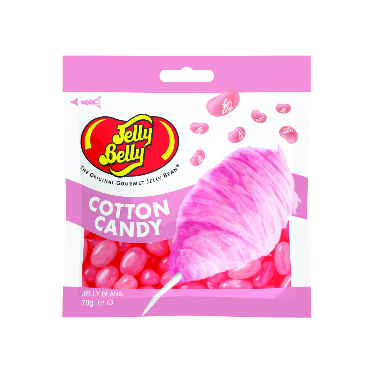 Драже жевательное "Jelly Belly" сахарная вата 70г пакет
