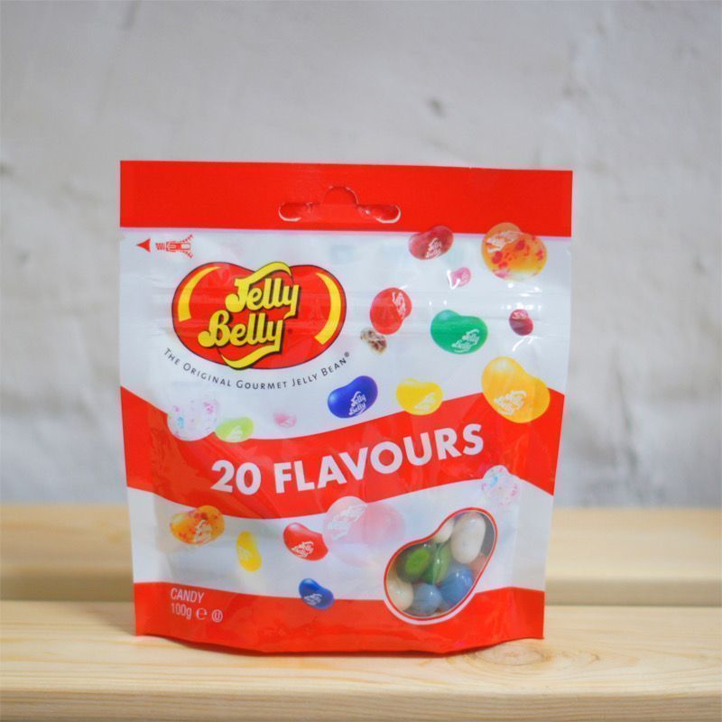 Драже жевательное "Jelly Belly" ассорти 20 вкусов 70г пакет