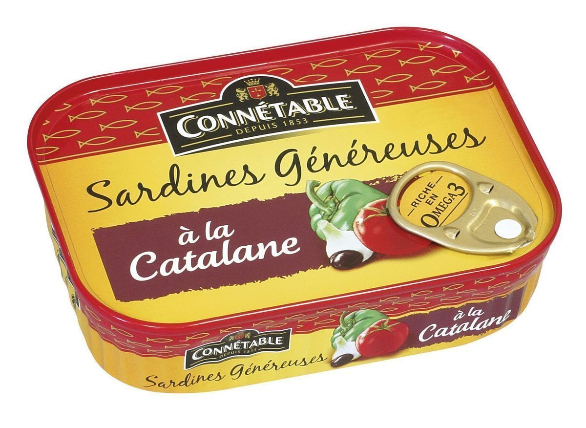 Сардины Connetable GENEREUSE в каталонском соусе 140г⁣⁣⠀