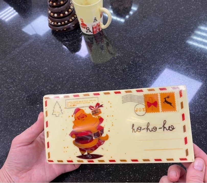  Трансфер для прямоугольной открытки Письмо Деду Морозу