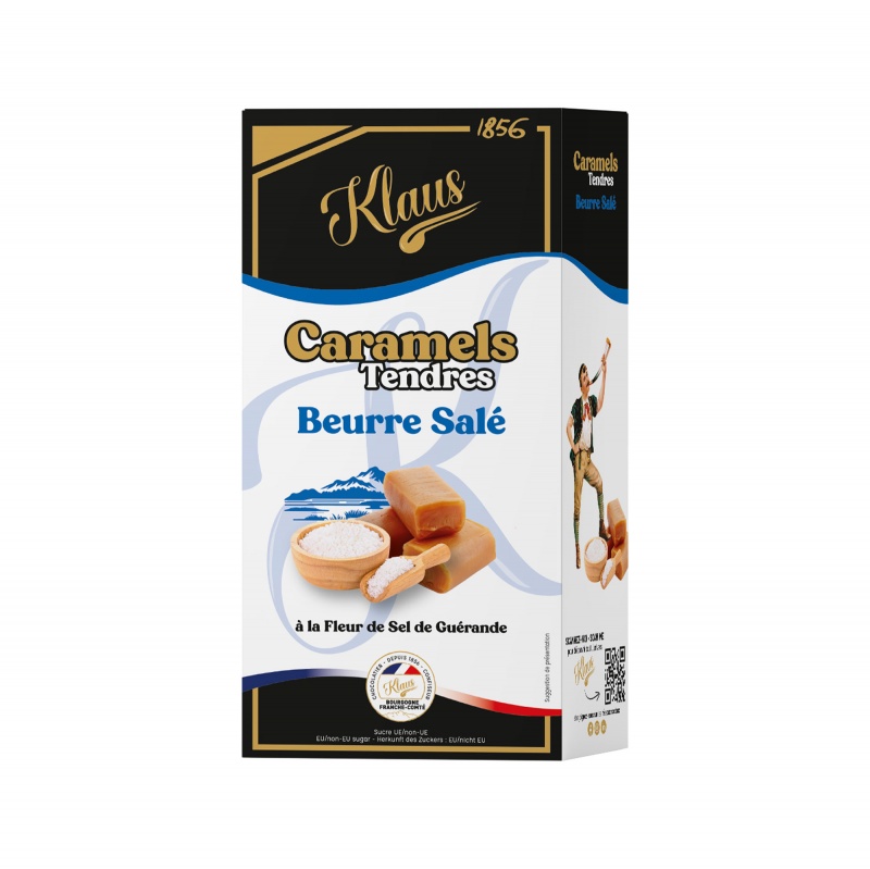 Карамель Klaus с соленым маслом из Бретани 160г