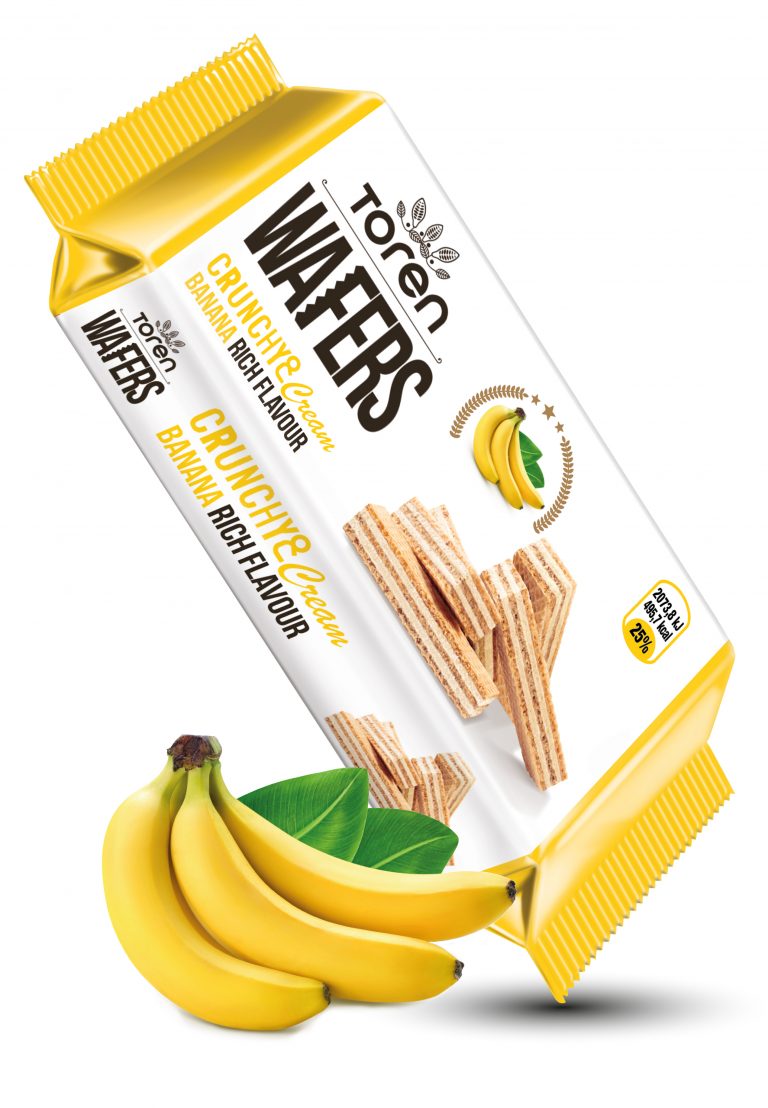 Вафли c банановой начинкой Toren