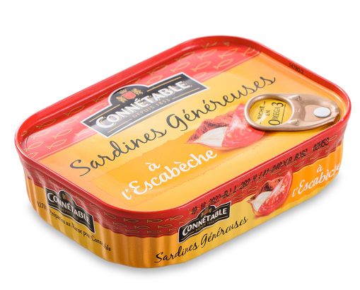 Сардины GENEREUSE в соусе эскабече 140 гр.