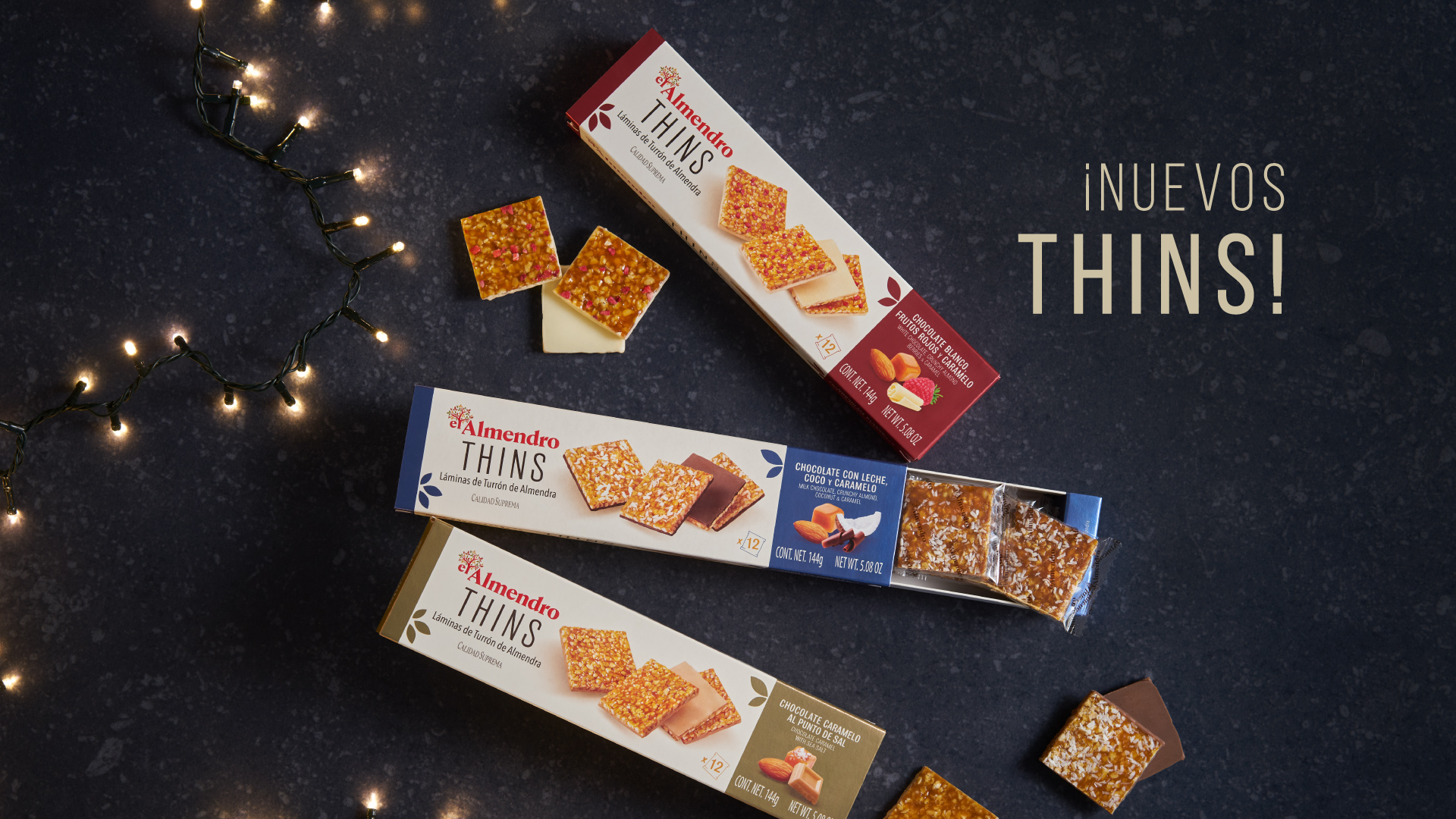 Хрустящий миндальный туррон с молочным шоколадом, карамелью и кокосом 144 гр.