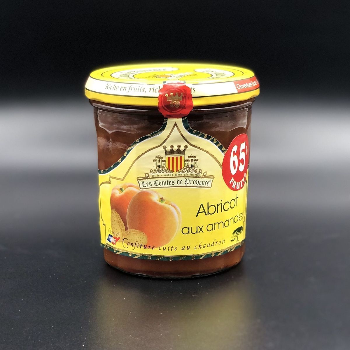 Джем Les Comtes de Provence из абрикоса с миндалем 340 гр, 65% фруктов