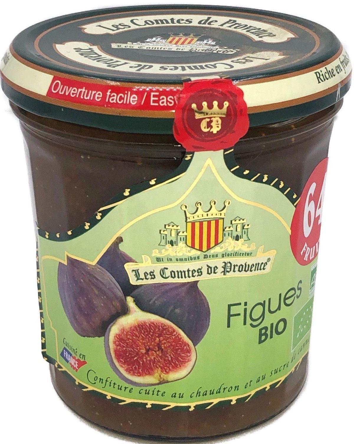 Джем Les Comtes de Provence из инжира Organic 350г, 64% фруктов