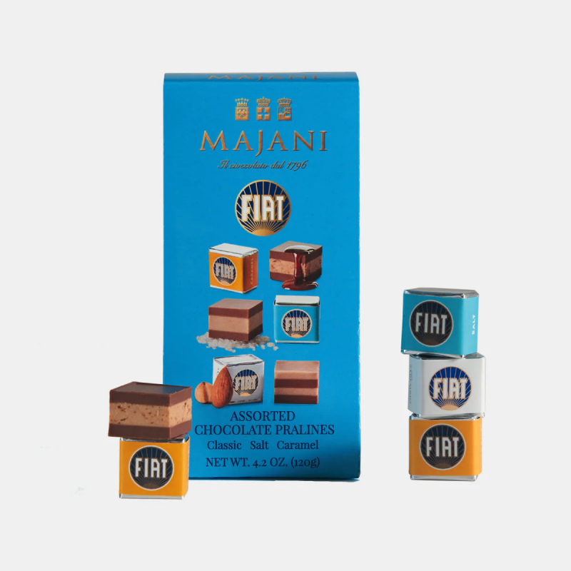 Конфеты шоколадные FIAT Cremino из фундука и миндаля 120 гр.