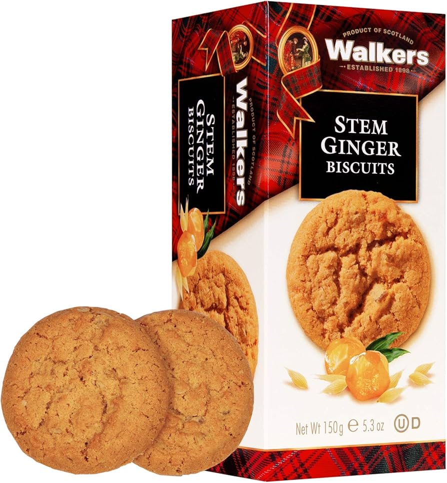 Песочное печенье Walker's с имбирем 150 г.