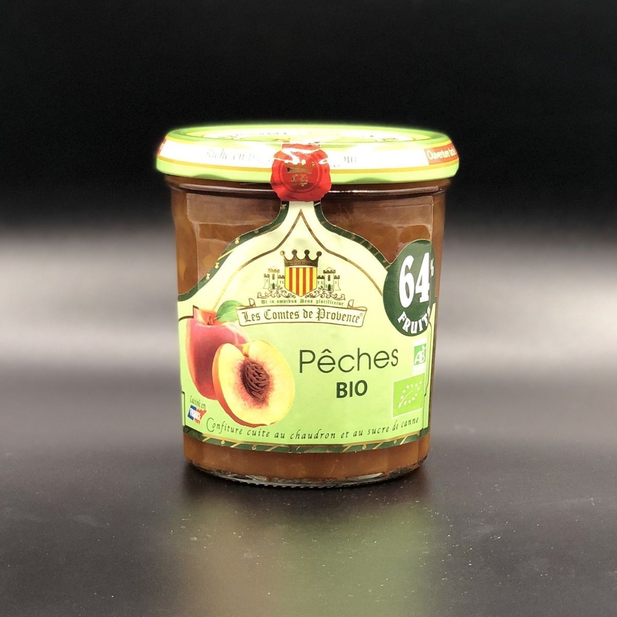 Джем Les Comtes de Provence из персика Organic 350г, 64% фруктов