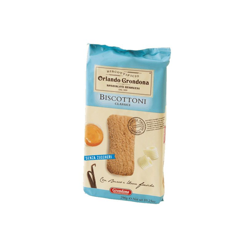 Печенье песочное без сахара BISCOTTONI Grondona 290 г