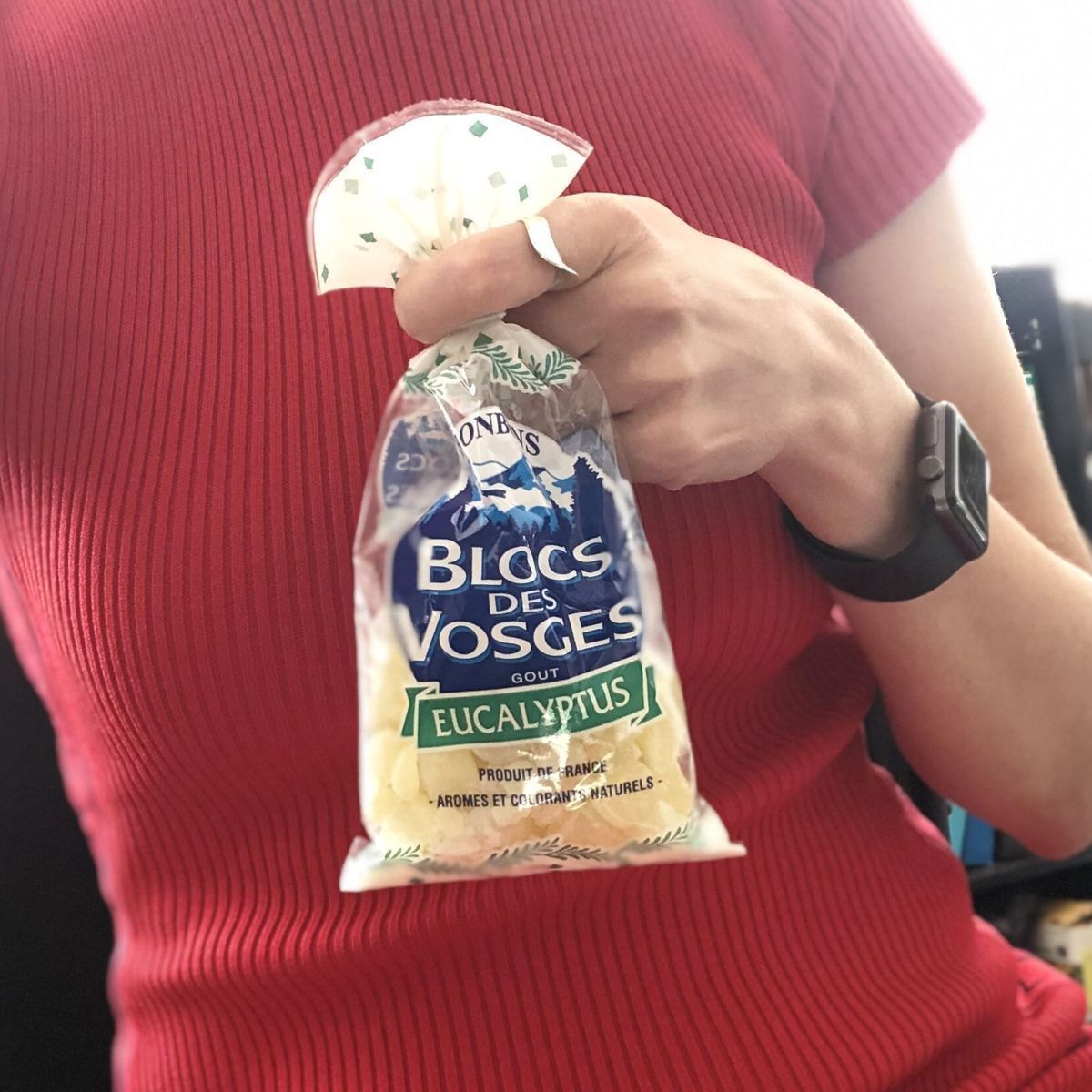 Леденцы BLOCS DES VOSGES со вкусом эвкалипта