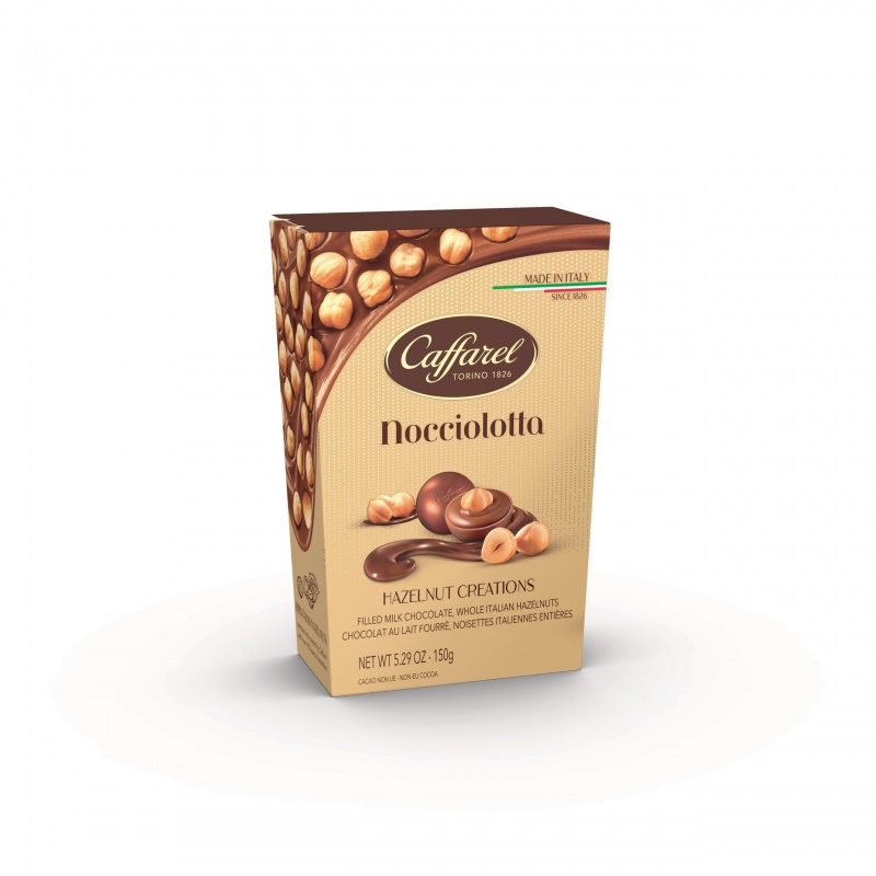 Шоколадные конфеты HAZELNUT CREATIONS NOCCIOLOTTA из молочного шоколада с цельным фундуком
