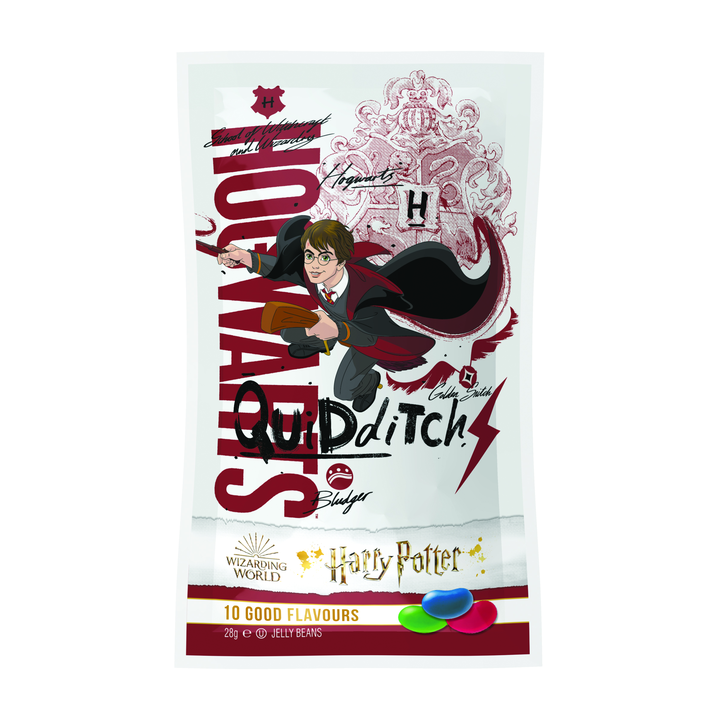  Драже жевательное "Jelly Belly" Harry Potter ассорти 10 вкусов 28 г
