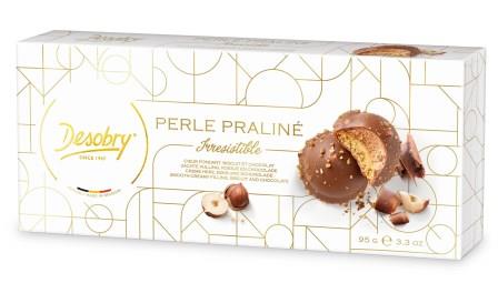 ДЕЗОБРИ Перле ПРАЛИНЕ Печенье с ореховым кремом в молочном шоколаде 95г