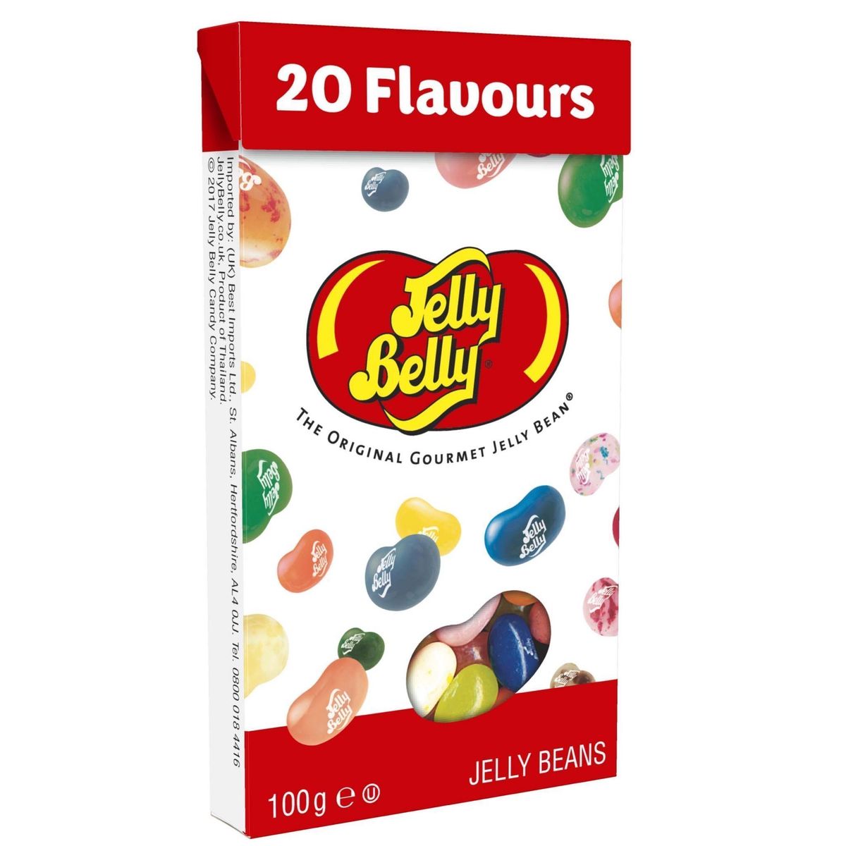 Драже жевательное "Jelly Belly" ассорти 20 вкусов 100г картонная коробка