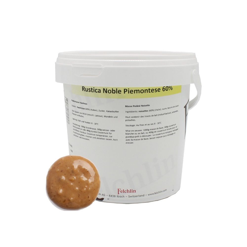 Felchlin пралине песочная текстура фундук Пьемонт 60% 