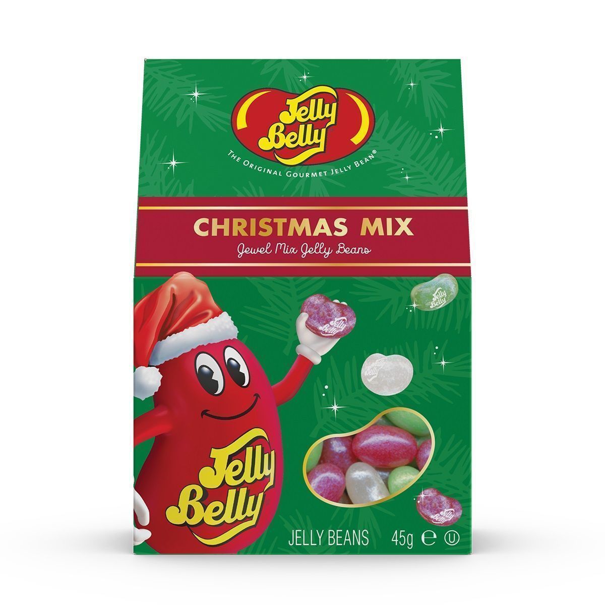 Драже жевательное "Jelly Belly" ассорти рождественское Jewel mix 45 г.