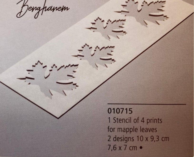 Трафарет Кленовый лист, PCB Creation