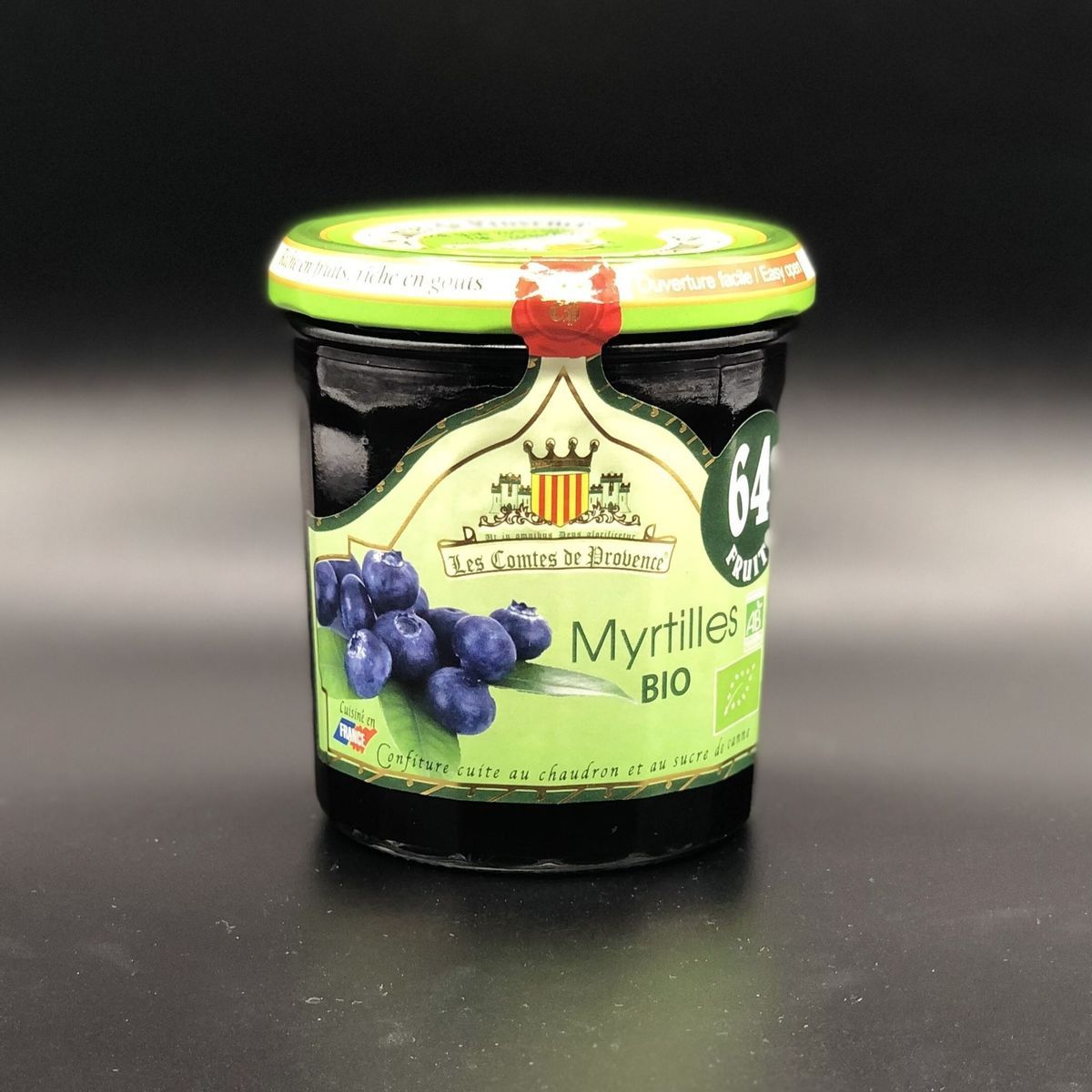 Джем Les Comtes de Provence из черники Organic 350г, 64% фруктов