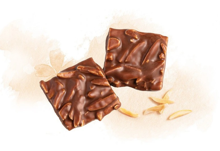 Печенье Kambly "Rocher aux Amandes"c миндалем и молочным шоколадом 80 г.