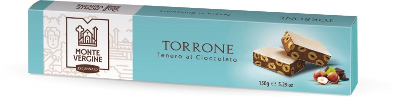 Туррон с фундуком и горьким шоколадом Di Gennaro 150 г