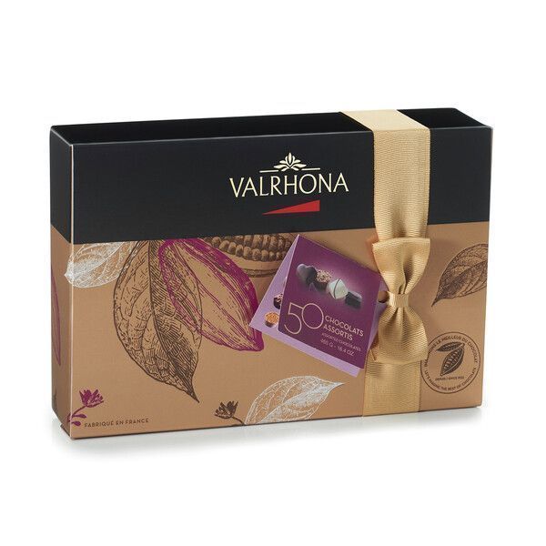 Шоколадные конфеты-ассорти Valrhona 465г