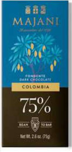 Шоколад Colombia горький 75 %
