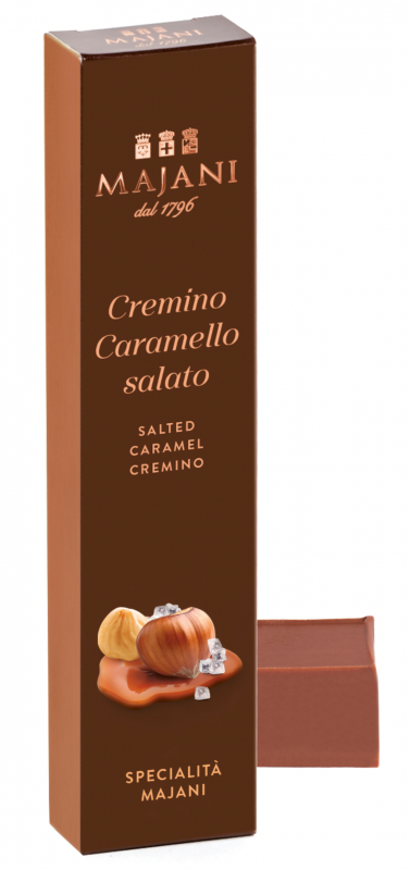 Шоколад CREMINO из фундука и миндаля с соленой карамелью