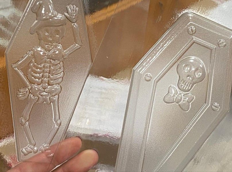 Пластиковая форма" Гробики Хеллоуин", PCB Creation