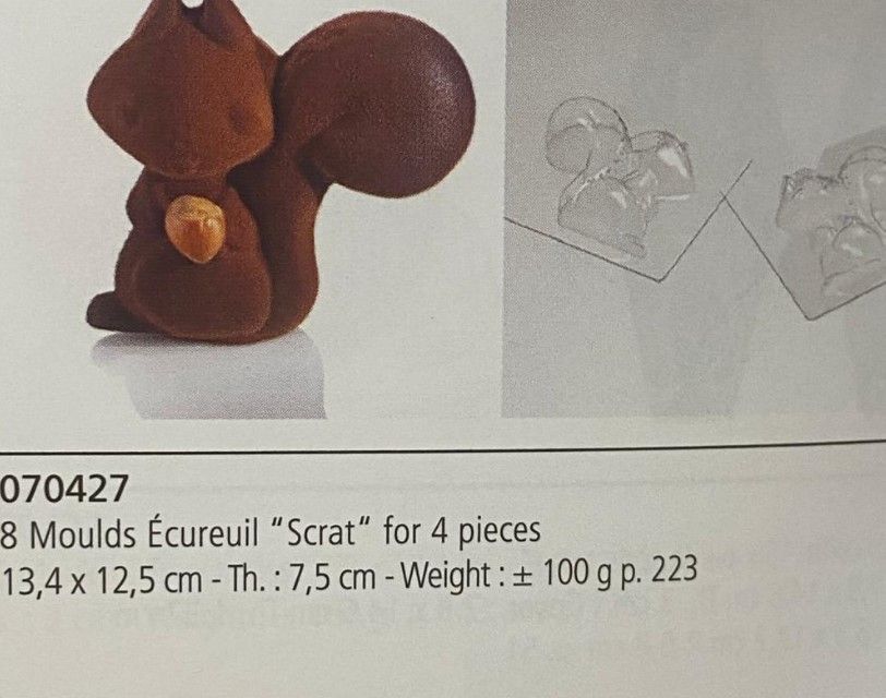 Пластиковая форма "Белка"