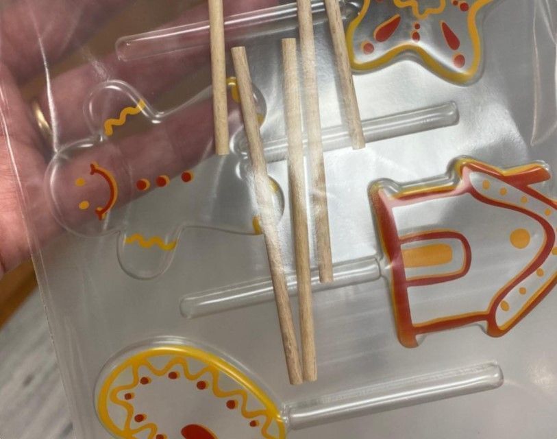 Леденцы на палочке Пряничный человечек, PCB Creation