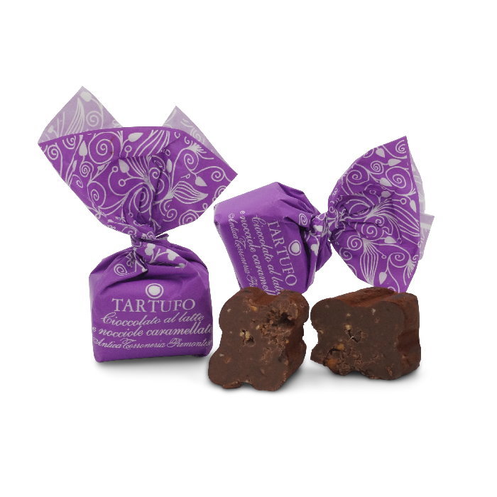 Трюфели с карамелизированным фундуком 160 г.