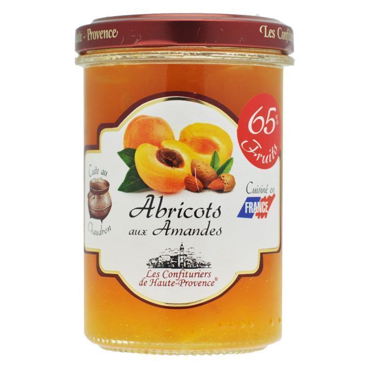 Джем Les Comtes de Provence из абрикоса с миндалем 240г, 65% фруктов
