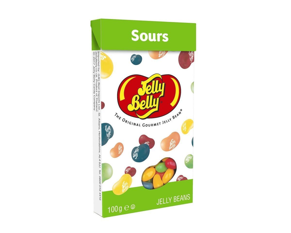 Драже жевательное Jelly Belly ассорти кислые фрукты карт.коробка 100г