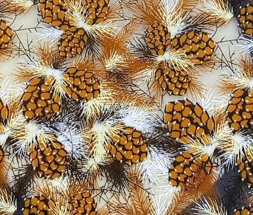 Трансфер Зимние шишки 40х25 см, PCB Creation