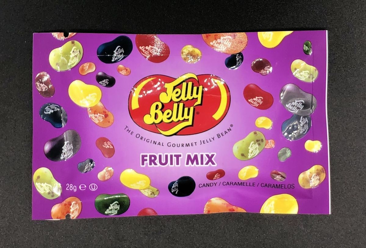 Драже жевательное "Jelly Belly" фруктовое ассорти 28г пакет, 10 вкусов