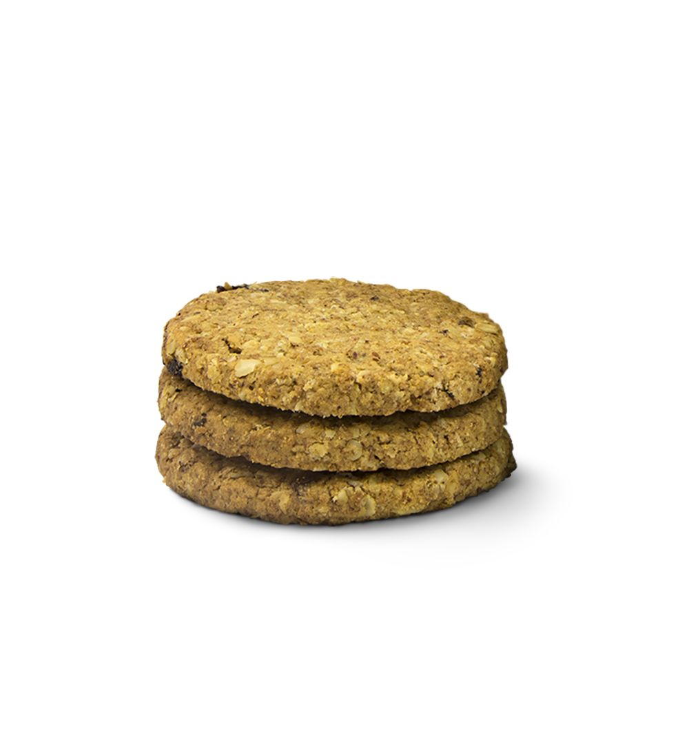 Печенье Cuor di Cereale c овсяными хлопьями и кусочками фруктов 