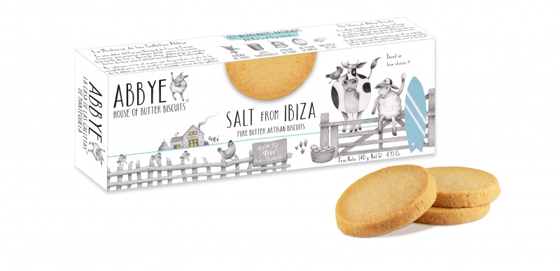  Печенье песочное со сливочным маслом с солью ABBYE 140 г