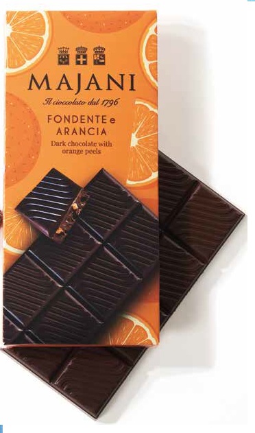 Шоколад горький с апельсиновой цедрой