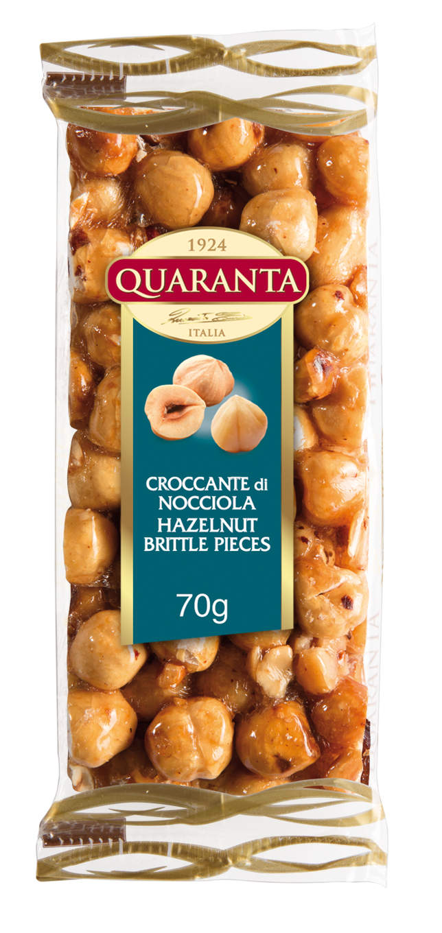 КУАРАНТА хрустящий ореховый батончик ФУНДУК 70г