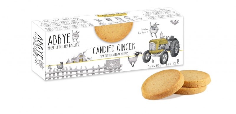 Печенье песочное со сливочным маслом с имбирем ABBYE 140 г