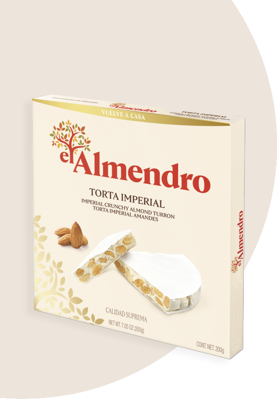 Хрустящий миндальный туррон El Almendro Torta Imperial 200г