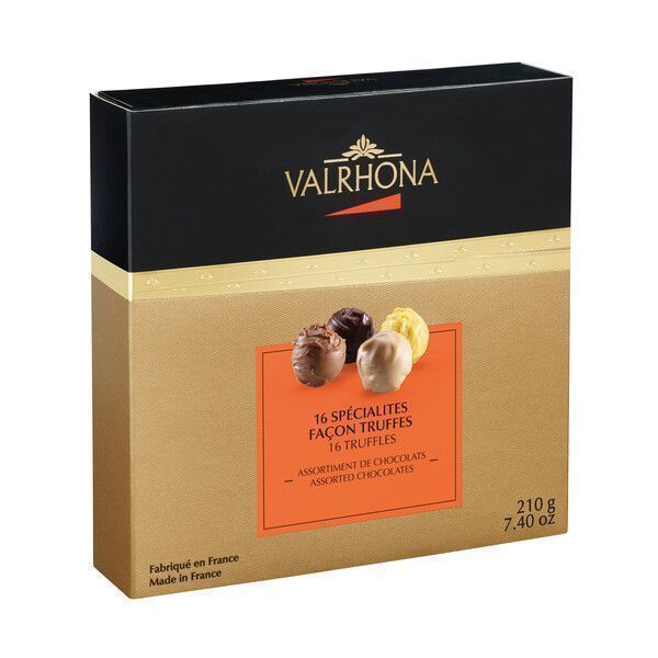 Шоколадные конфеты трюфели Valrhona 210г 